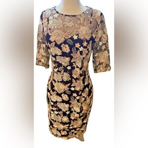 Bhldn sheer lace overlay dress NWT 6 Anthropologie